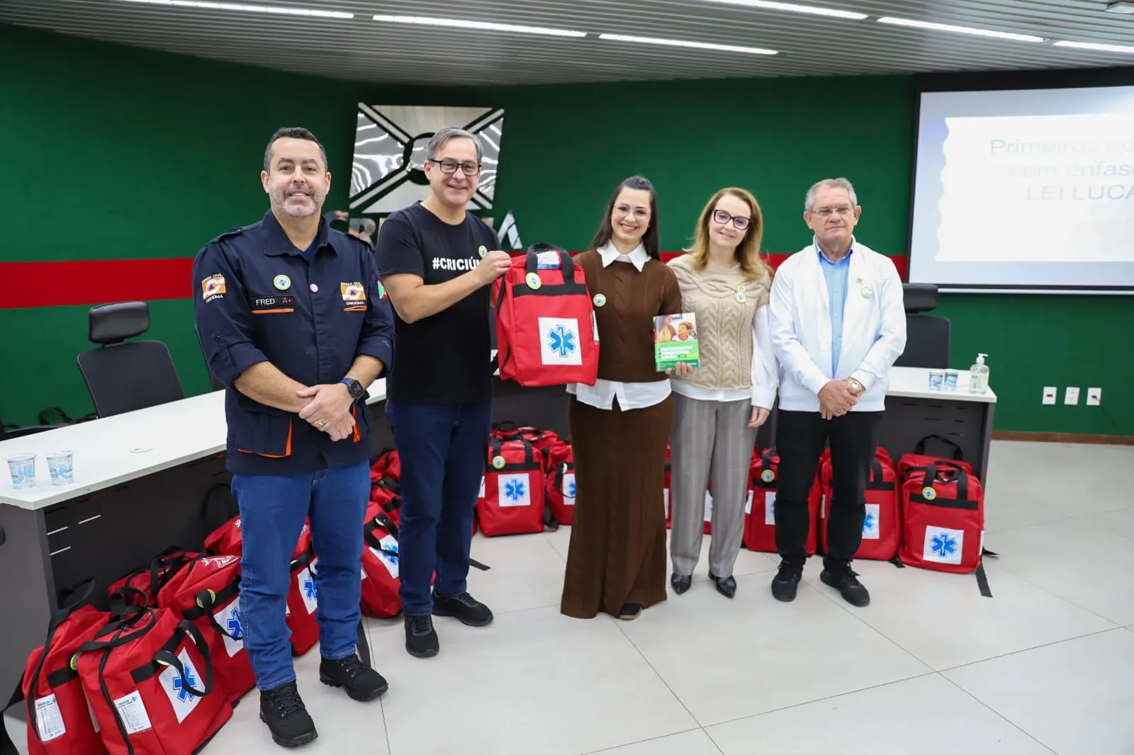 Criciúma capacita professores para agir em situações de emergência